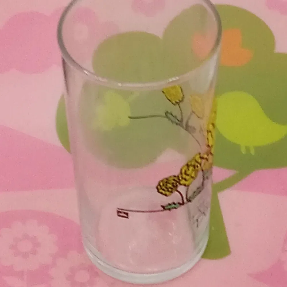 Libbey Dandy Lion Juice Drinking Glass 7 Oz Cartoon Animal Series 1980s